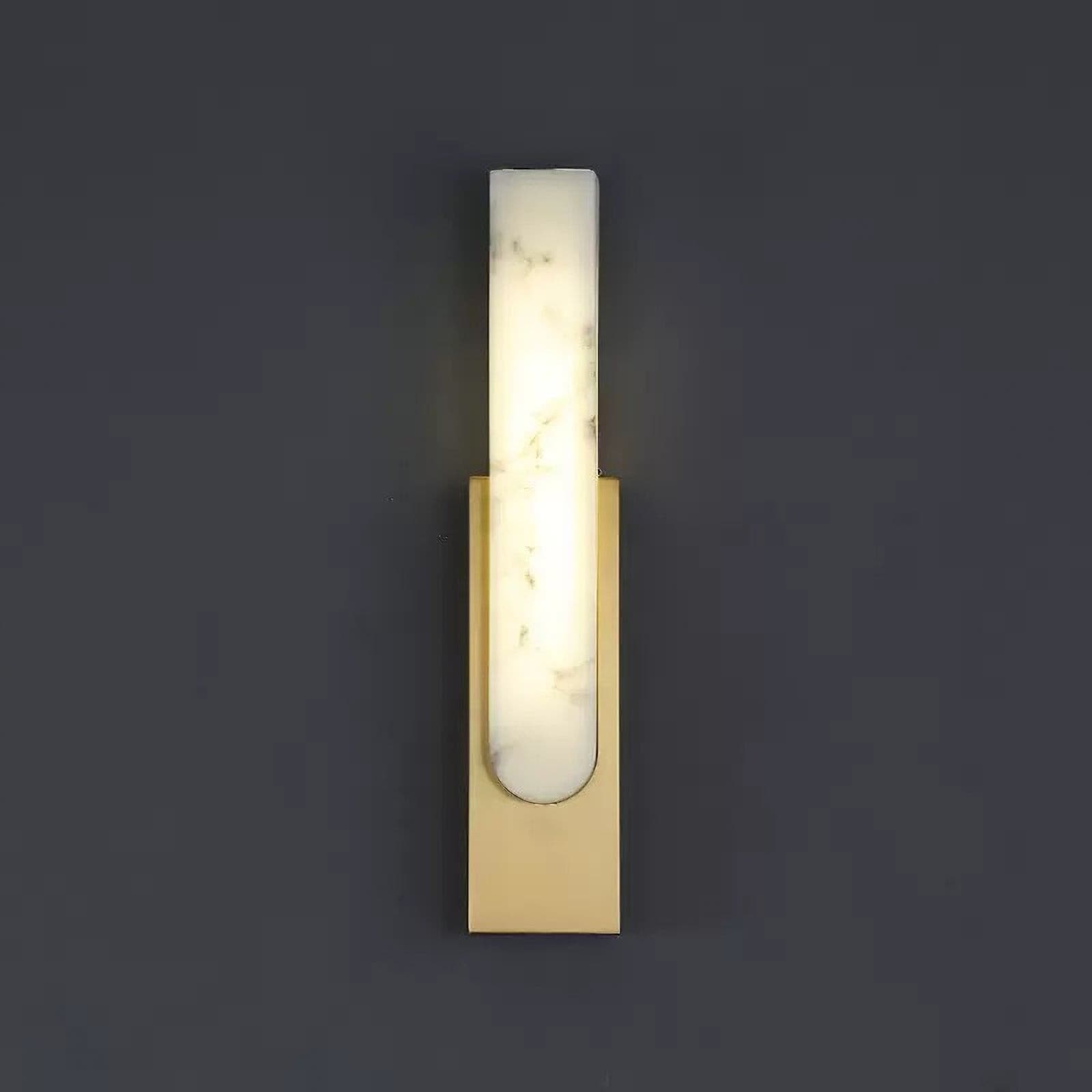 Wall Lamp LED Metal Alabaster Modern Home Lighting Fixture Decor - Image 13