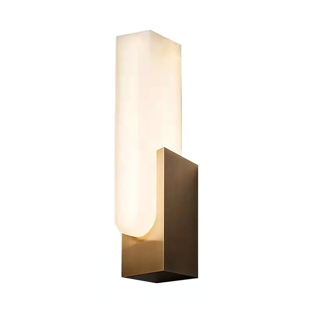 Wall Lamp LED Metal Alabaster Modern Home Lighting Fixture Decor - Image 8