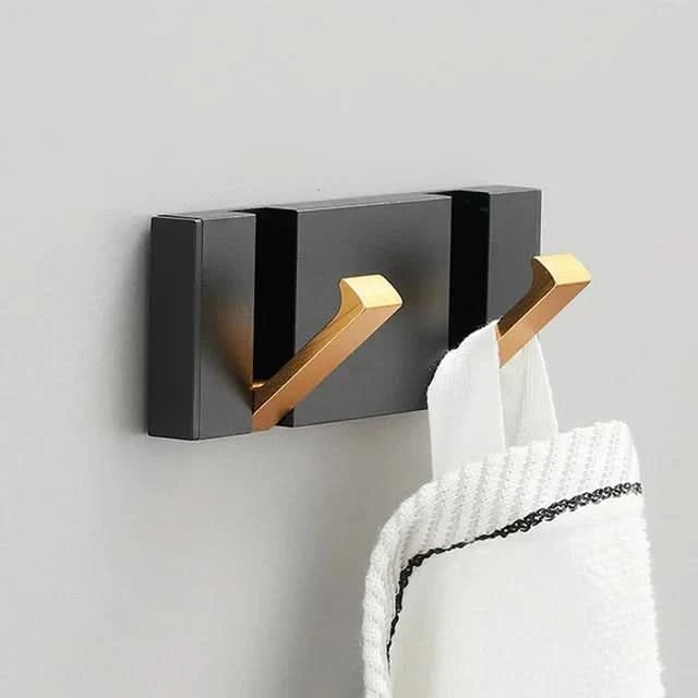 Wall Mounted Coat Rack Hook Compact Folding Retractable Metal Storage Space Saving - Image 1