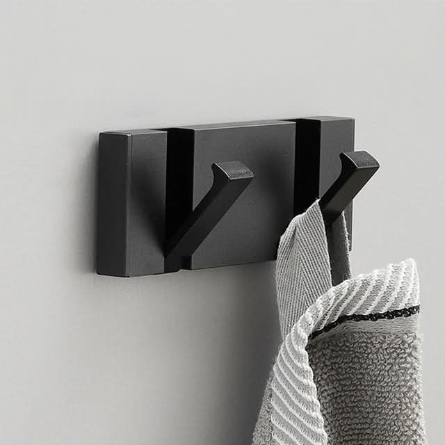 Wall Mounted Coat Rack Hook Compact Folding Retractable Metal Storage Space Saving - Image 7