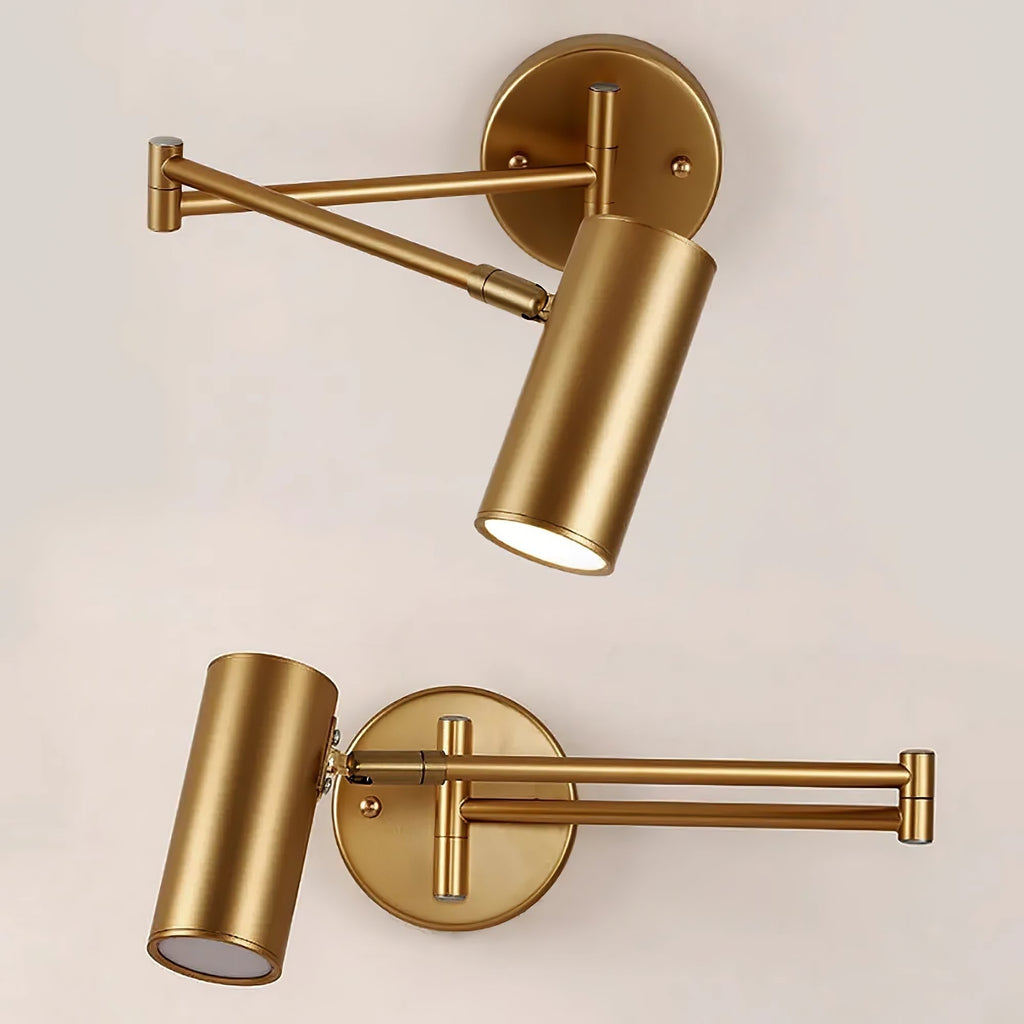Wall Sconce with Adjustable Swing Arm and Focused LED Reading Light - Image 18