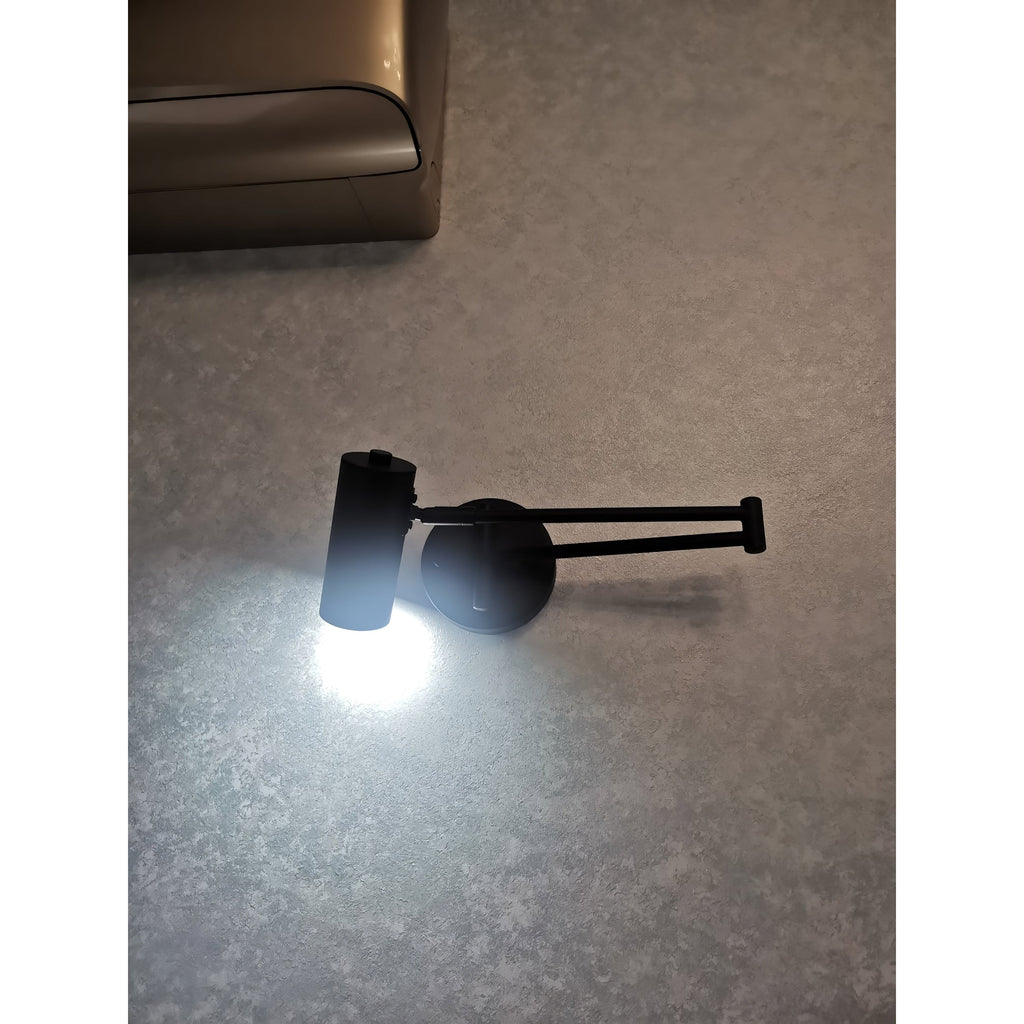 Wall Sconce with Adjustable Swing Arm and Focused LED Reading Light - Image 20
