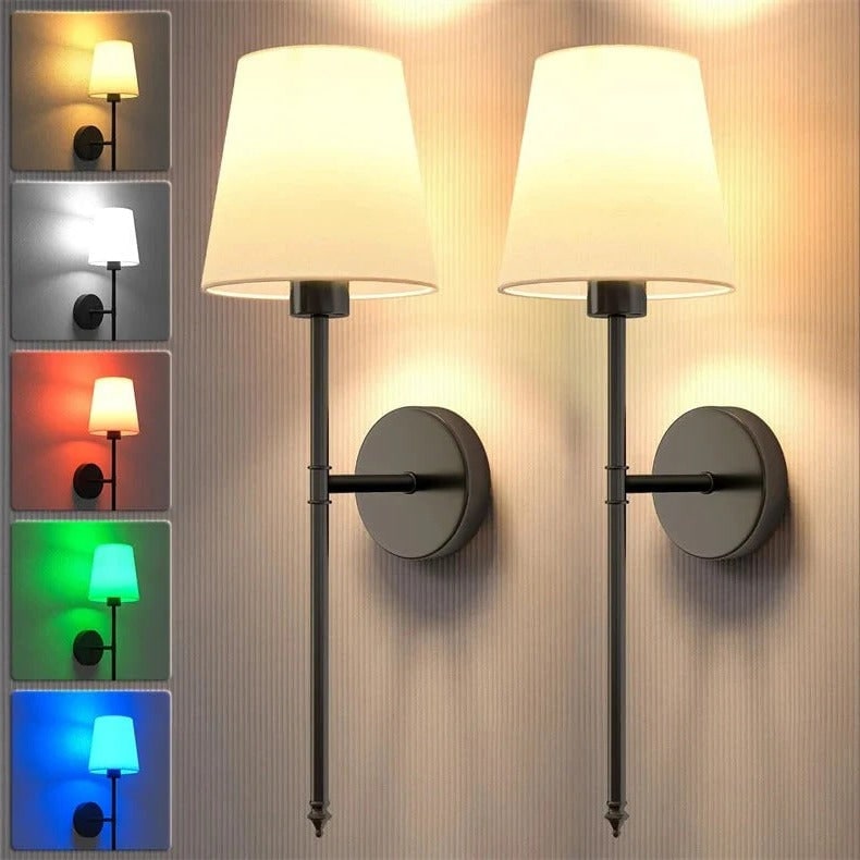 Wall Sconces Battery Powered Sconce Wireless Operated Light - Image 1