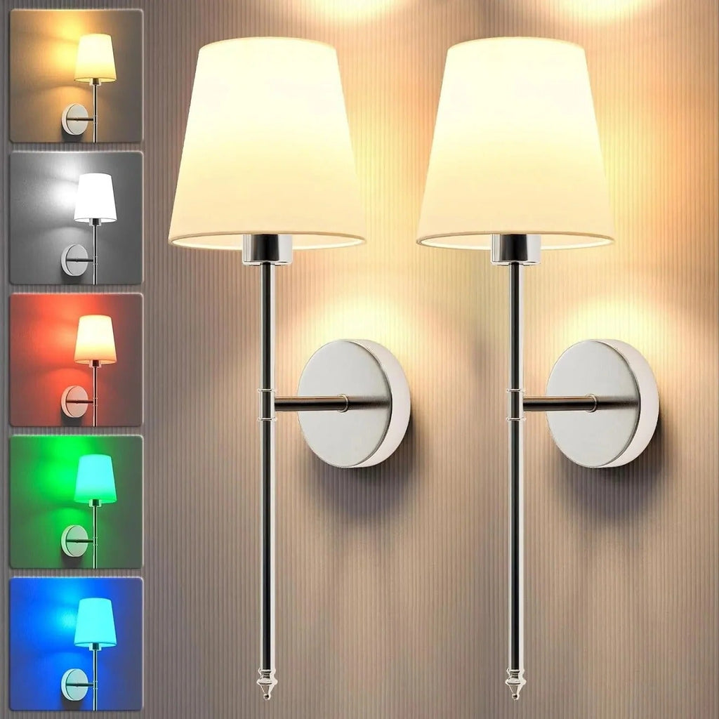 Wall Sconces Battery Powered Sconce Wireless Operated Light - Image 2