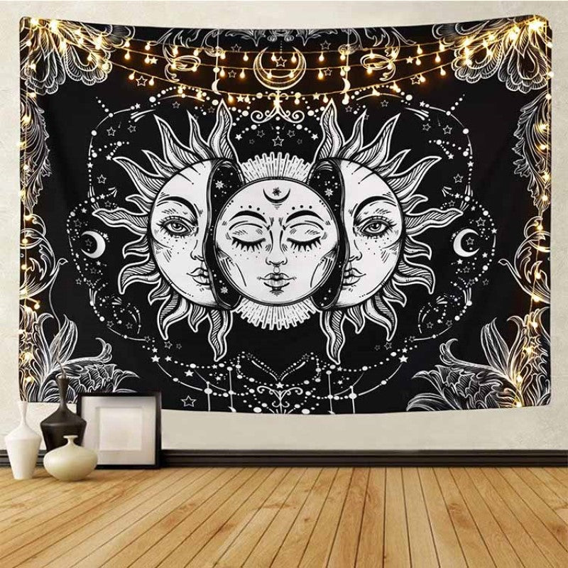 Decorative Wall Tapestry for Spiritual Home Decor – Artistic Hanging for Living Room, Bedroom and Meditation Spaces