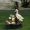 Water Fountain Solar Powered Tabletop with LED Lighting and Hand-Painted Animal Figure - Image 11