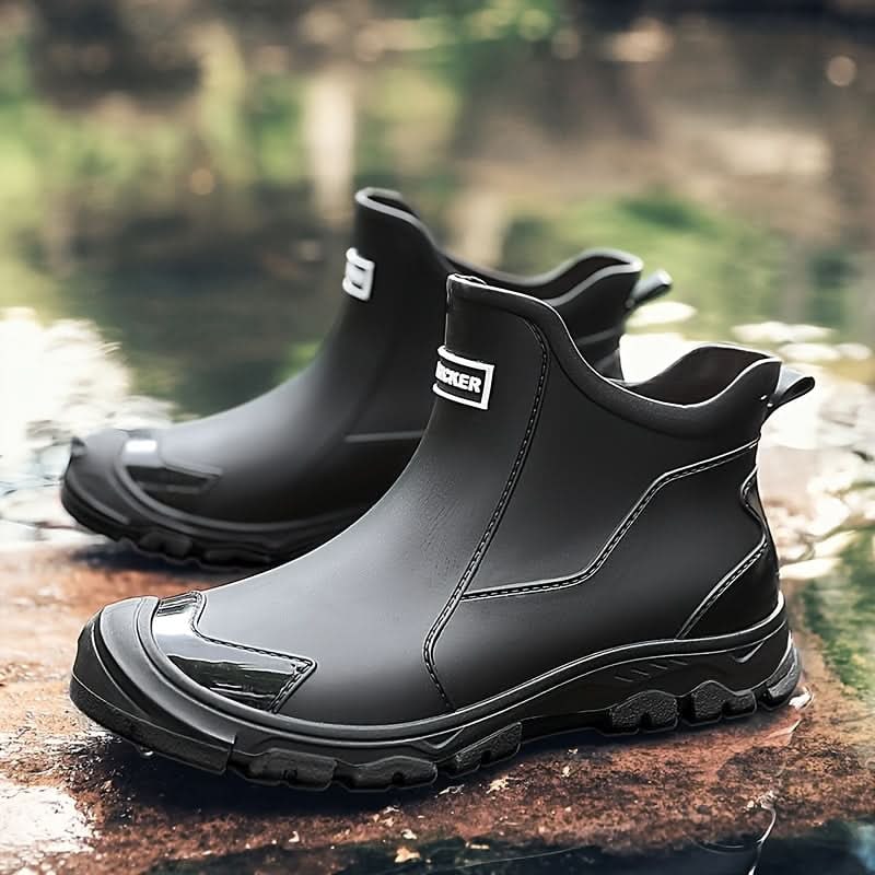 Waterproof Rain Boots with Slip-Resistant Tread and Ankle Support for Wet Outdoor Conditions - Image 12