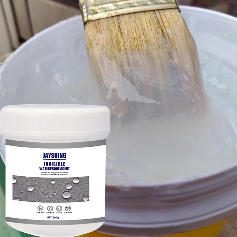 Waterproof Sealant for Concrete Cracks and Roof Leak Repair with Brush - Image 1