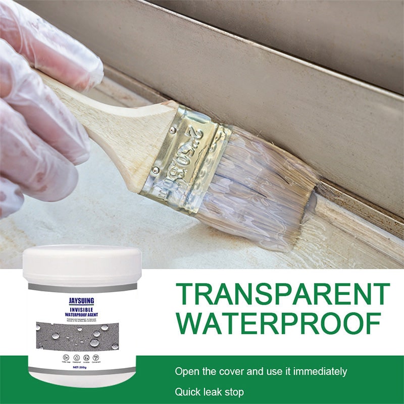 Waterproof Sealant for Concrete Cracks and Roof Leak Repair with Brush - Image 2