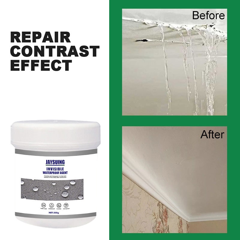 Waterproof Sealant for Concrete Cracks and Roof Leak Repair with Brush - Image 3