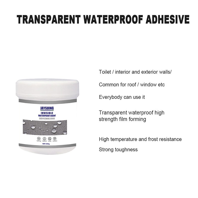 Waterproof Sealant for Concrete Cracks and Roof Leak Repair with Brush - Image 4
