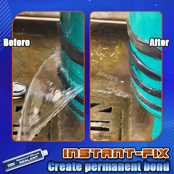 Waterproof Silicone Sealant Caulk Flexible Squeeze Tube - Image 2