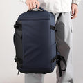 Waterproof Travel Backpack with Laptop Compartment USB Port and Trolley Sleeve - Image 1