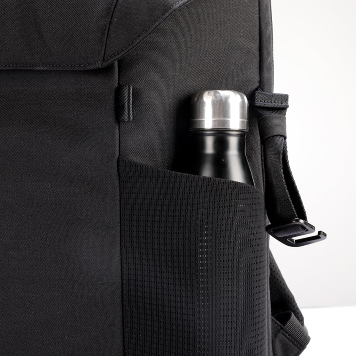 Waterproof Travel Laptop Commuter Backpack Black Mesh Shoe Compartment With Sleeve - Image 6