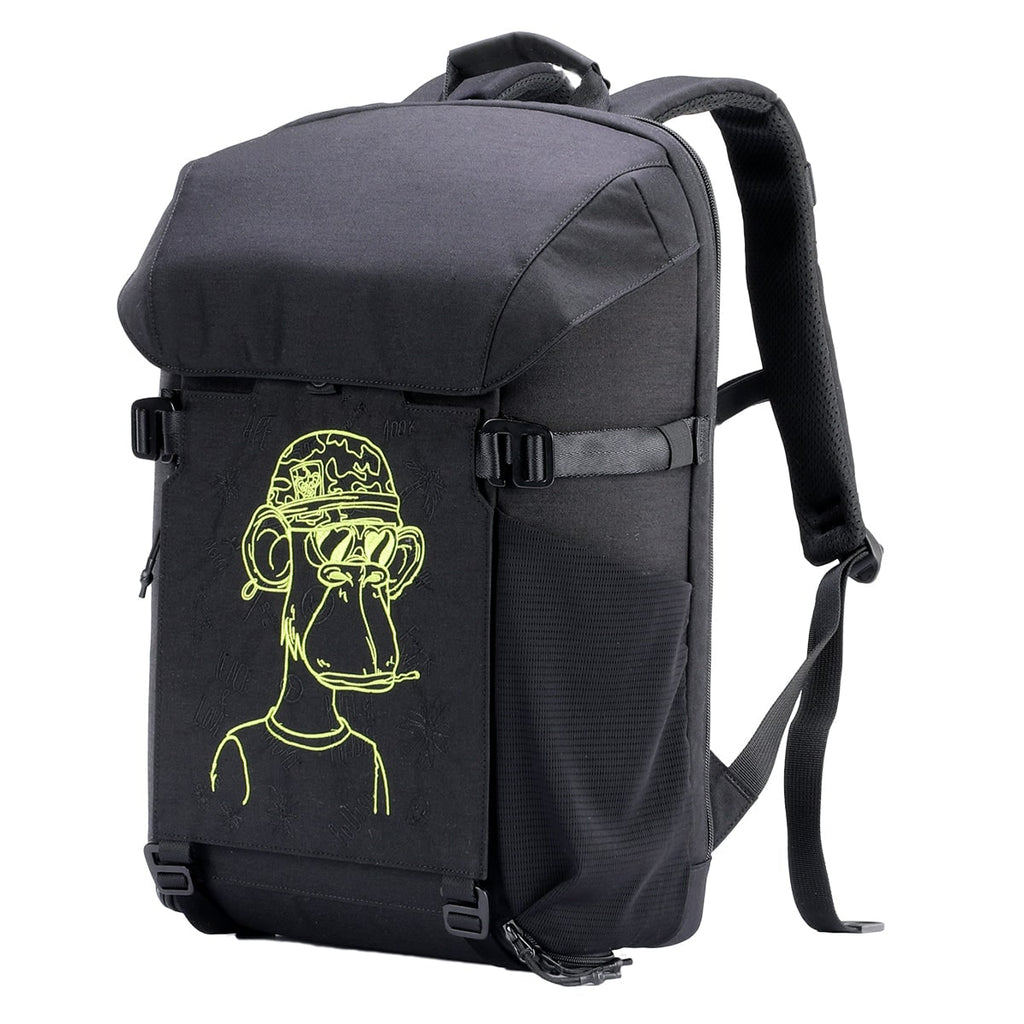 Waterproof Travel Laptop Commuter Backpack Black Mesh Shoe Compartment With Sleeve - Image 9