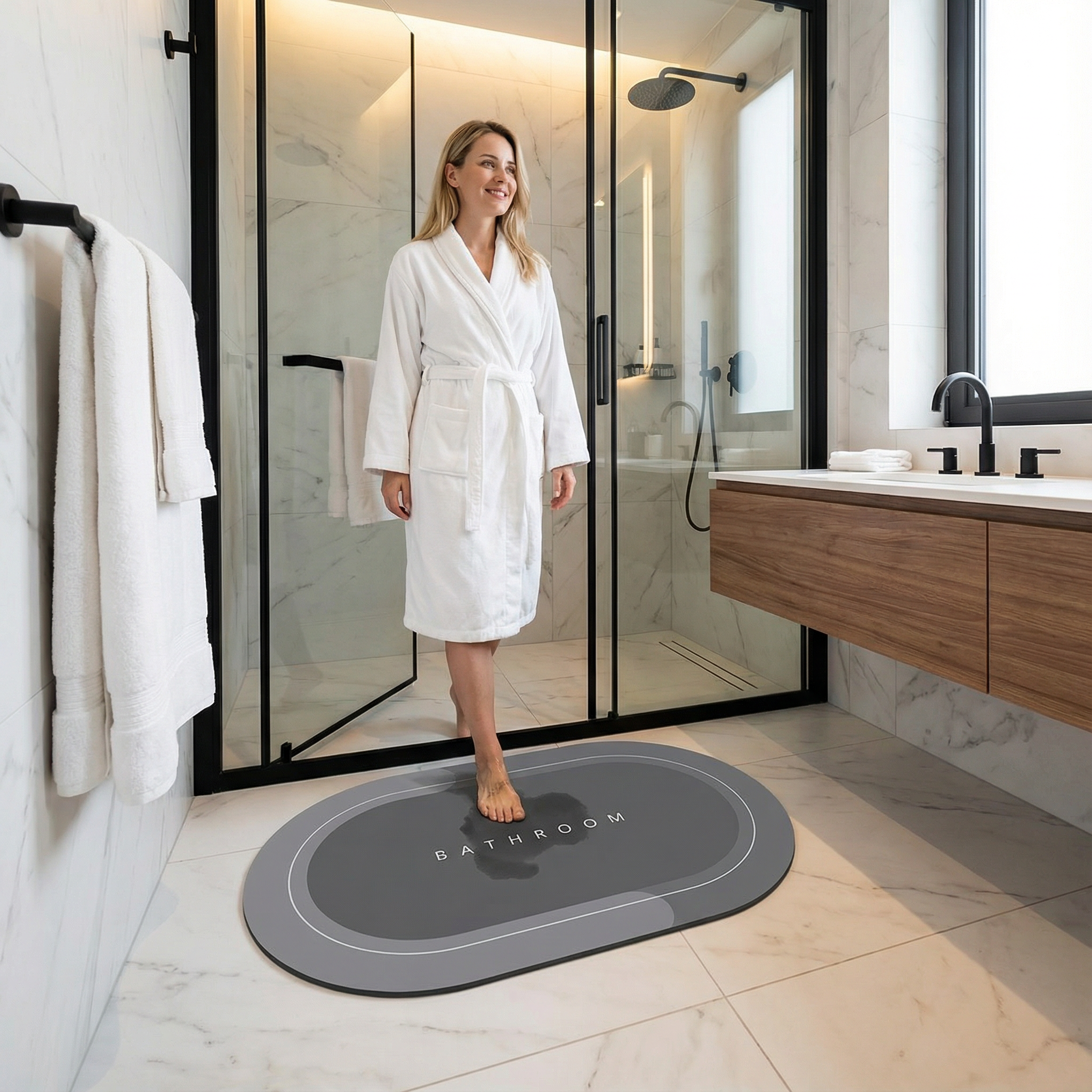 Quick-Drying Bathroom Mat – Your Solution for a Drier and Safer Bathroom