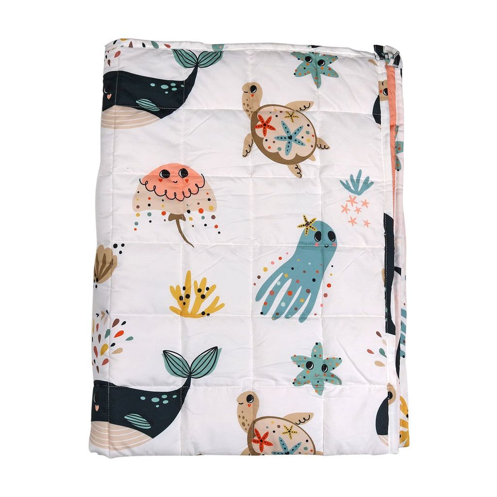 Weighted Blanket Kids Childrens Quilted Reversible Cartoon Print Children - Image 4