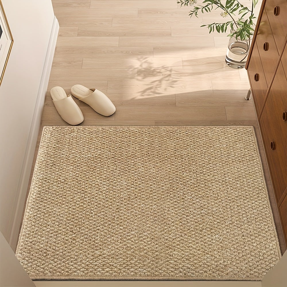 Welcome Door Mat Indoor Front Entry with Absorbent Textured Loop Pile Custom - Image 2