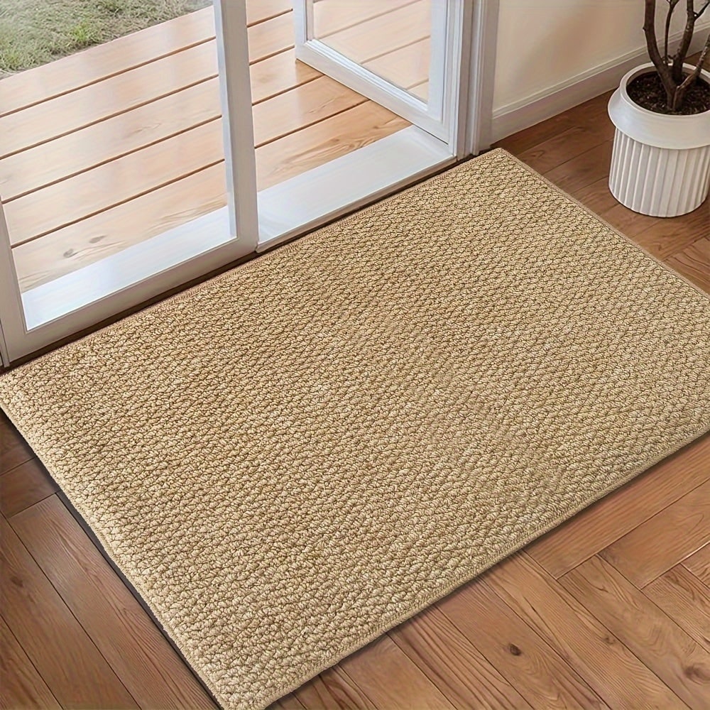 Welcome Door Mat Indoor Front Entry with Absorbent Textured Loop Pile Custom - Image 8