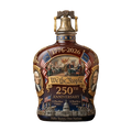 Whiskey Decanter Set with Crystal Glasses and Liberty Bell Stopper Patriotic Design - Image 1