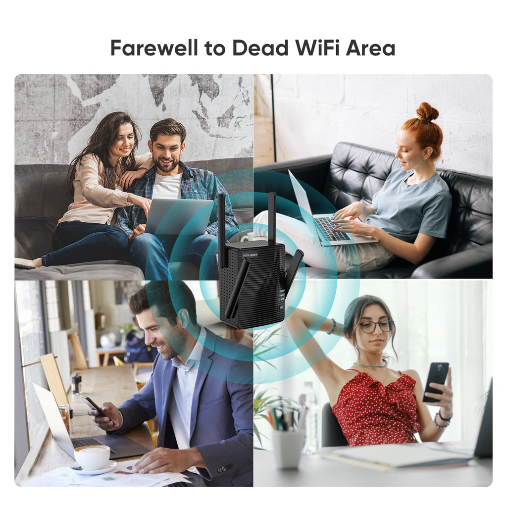 WIFI Extender Wireless Internet and Range with Dual Band Repeater and Four External Antennas - Image 15