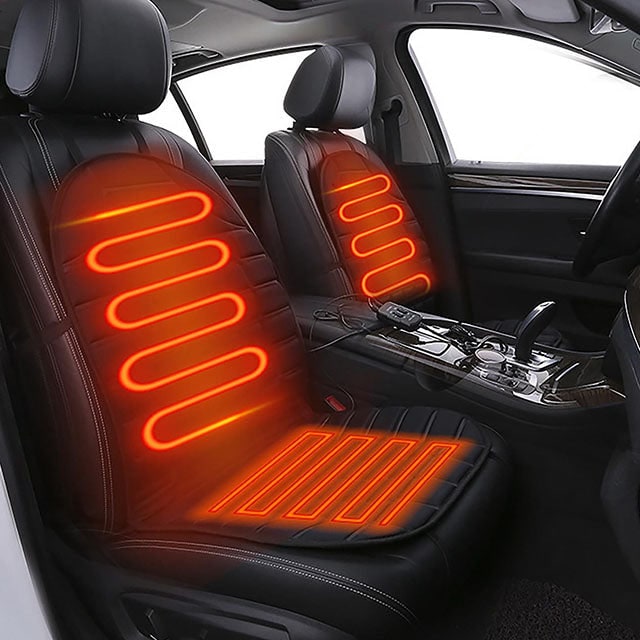 Winter Car Seat Cover with Heated Backrest Support and Temperature Controller - Image 10