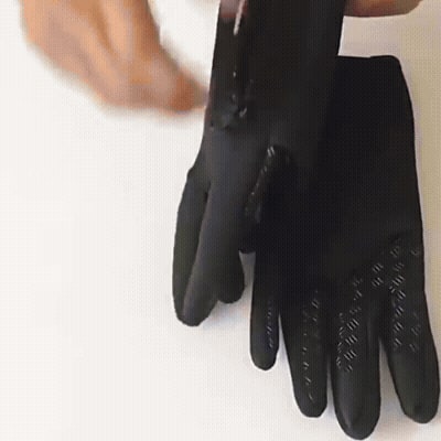 Winter Cycling Gloves Insulated Waterproof Touchscreen with Zippered Cuffs Bicycle - Image 4