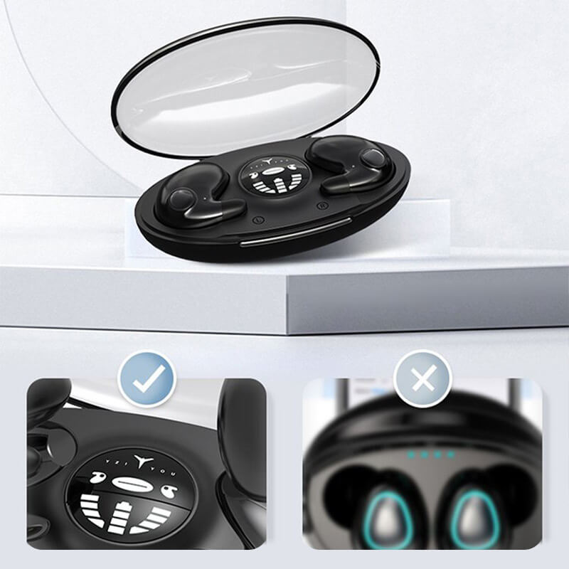 Invisible Wireless Sleep Earbuds – Ultra-Light Comfort with Water-Resistant Design
