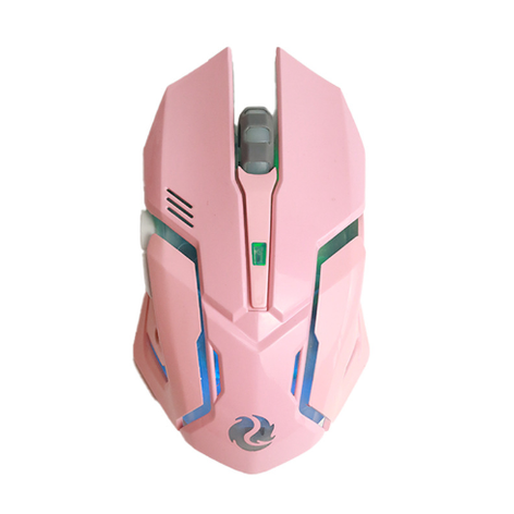 Wireless Ergonomic Gaming Mouse with LED Backlighting and Programmable Side Buttons - Image 1
