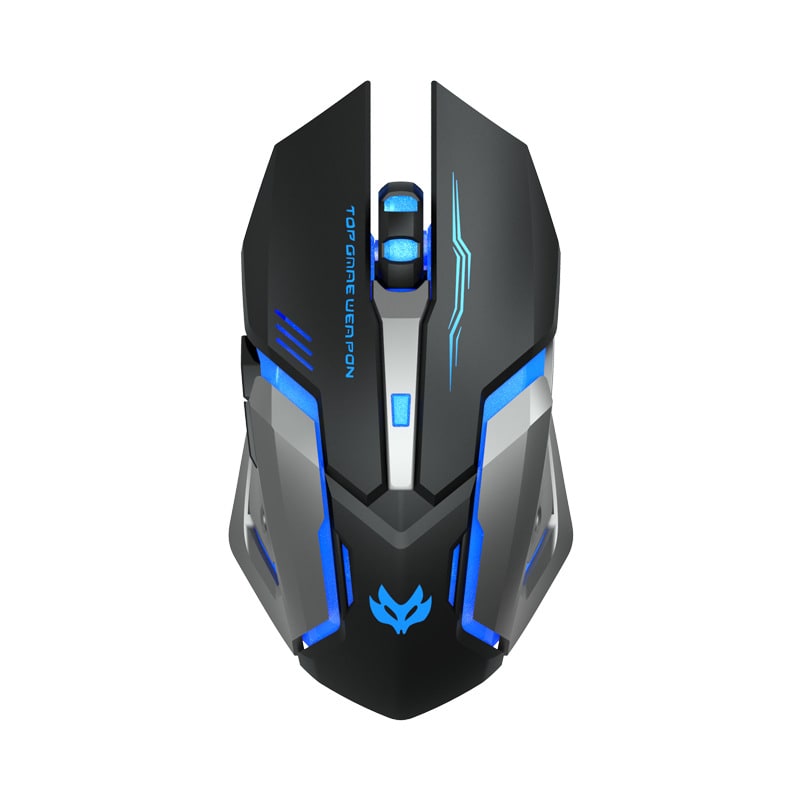 Wireless Ergonomic Gaming Mouse with LED Backlighting and Programmable Side Buttons - Image 2