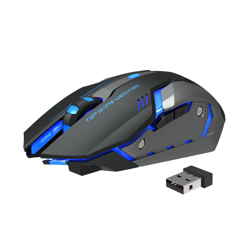 Wireless Ergonomic Gaming Mouse with LED Backlighting and Programmable Side Buttons - Image 3