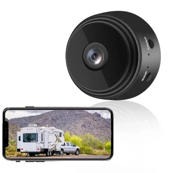 Wireless Mini Security Camera System with Magnetic Stand and Night Vision Doorbell - Image 2