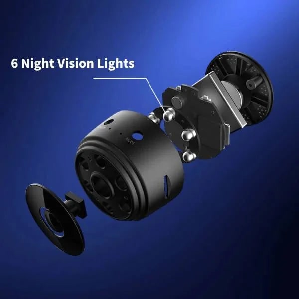 Wireless Mini Security Camera System with Magnetic Stand and Night Vision Doorbell - Image 6
