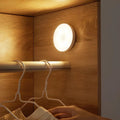 Wireless Motion Sensor Light Adhesive Closet LED Magnetic Puck Portable - Image 1