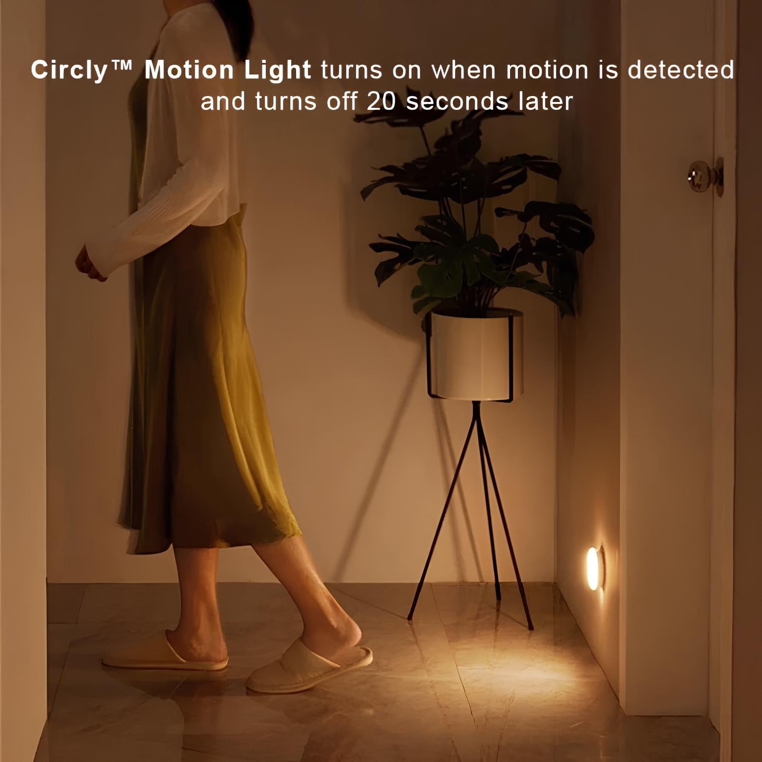 Wireless Motion Sensor Light Adhesive Closet LED Magnetic Puck Portable - Image 3