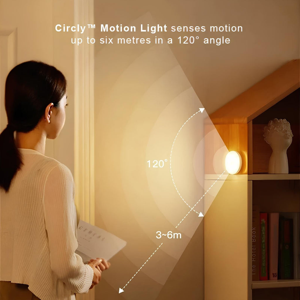 Wireless Motion Sensor Light Adhesive Closet LED Magnetic Puck Portable - Image 4