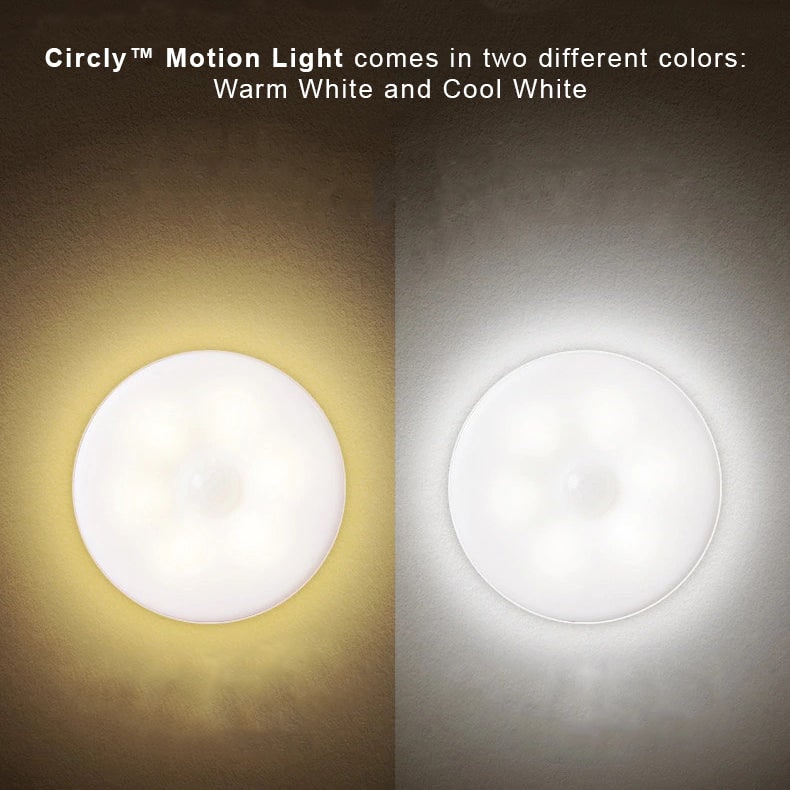 Wireless Motion Sensor Light Adhesive Closet LED Magnetic Puck Portable - Image 6