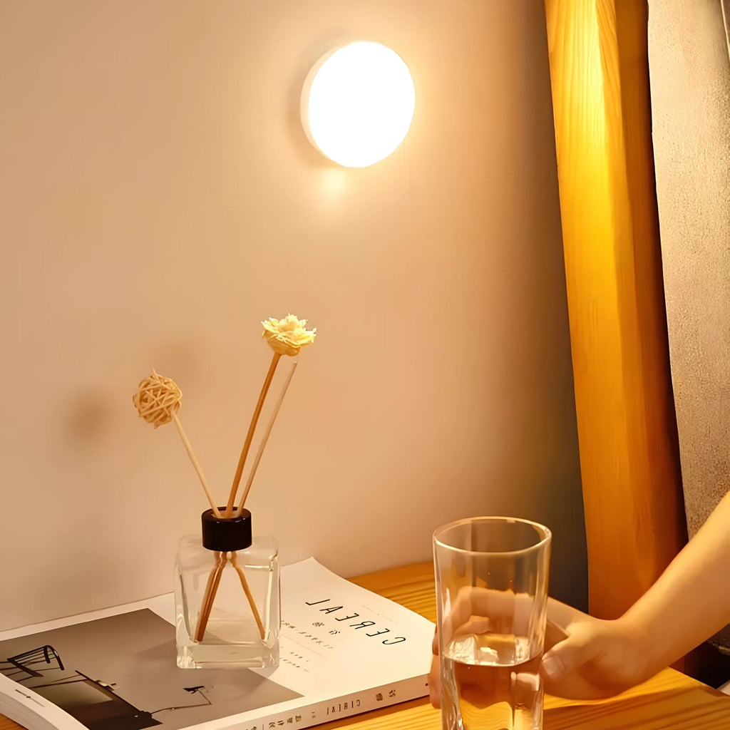Wireless Motion Sensor Light Adhesive Closet LED Magnetic Puck Portable - Image 8