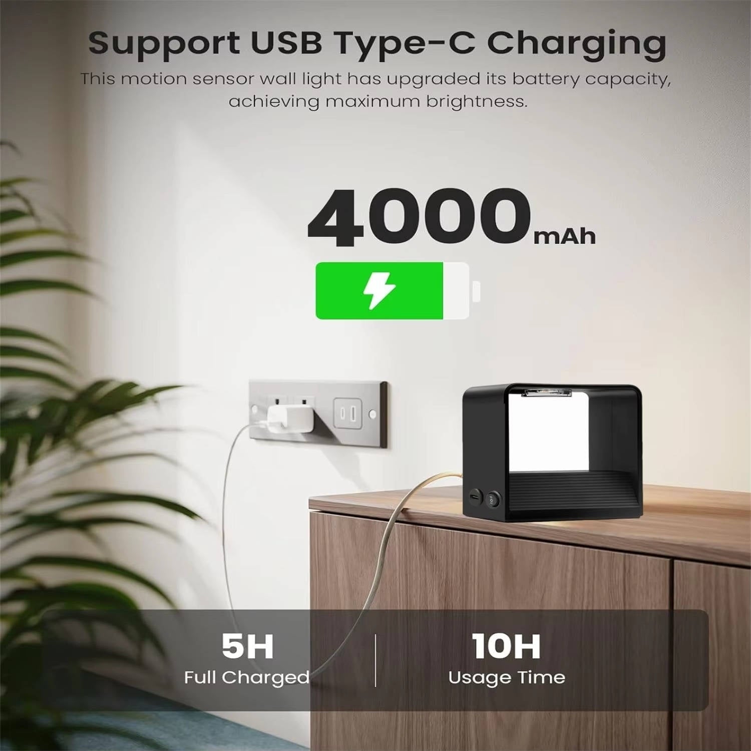 Wireless Wall Light and Battery Powered Sconce with Motion Sensor and Remote Control - Image 3