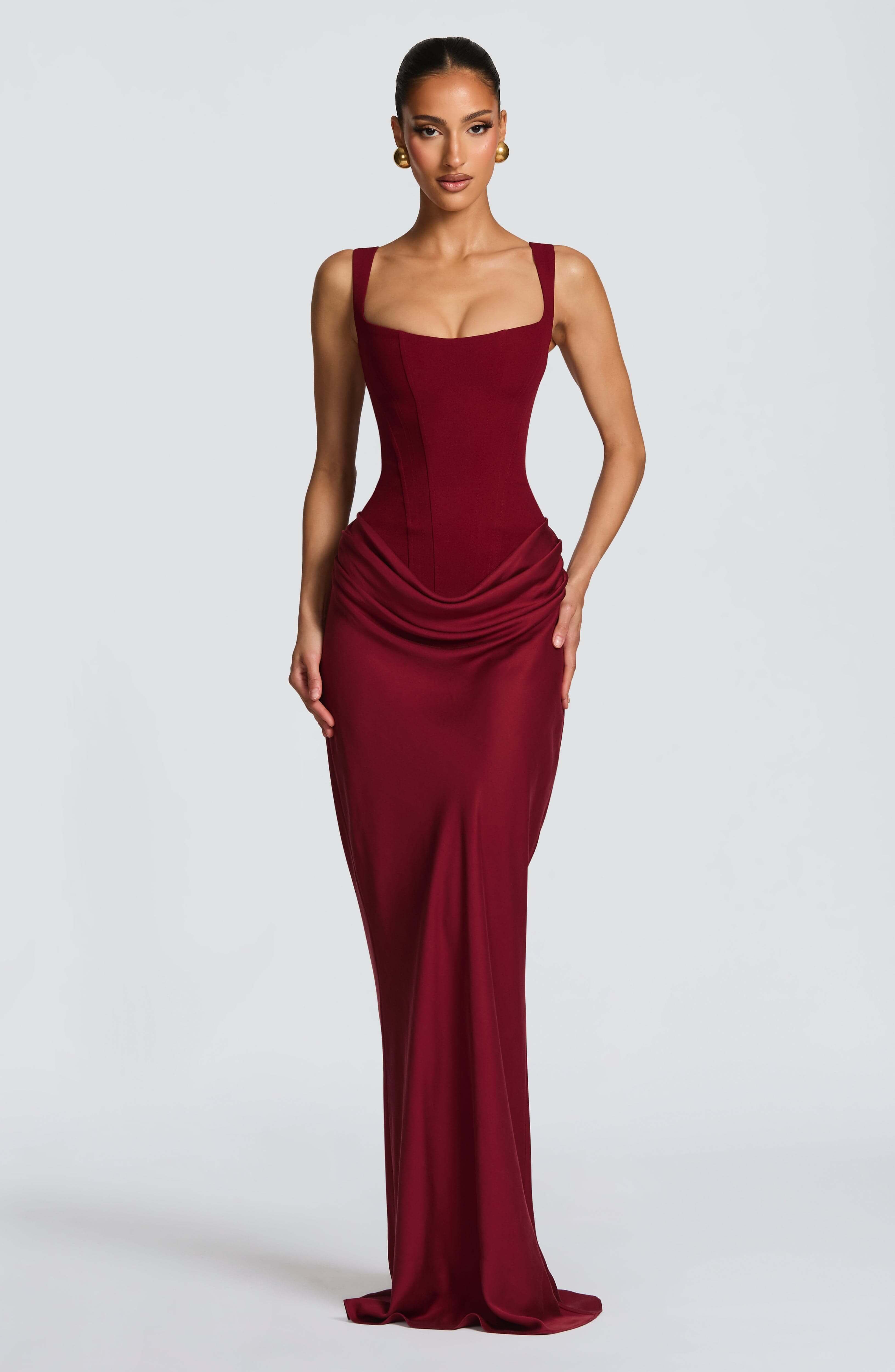 Ashley | Women's Sleeveless Bodycon Maxi Dress for Wedding Guests