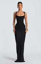 Ashley | Women's Sleeveless Bodycon Maxi Dress for Wedding Guests