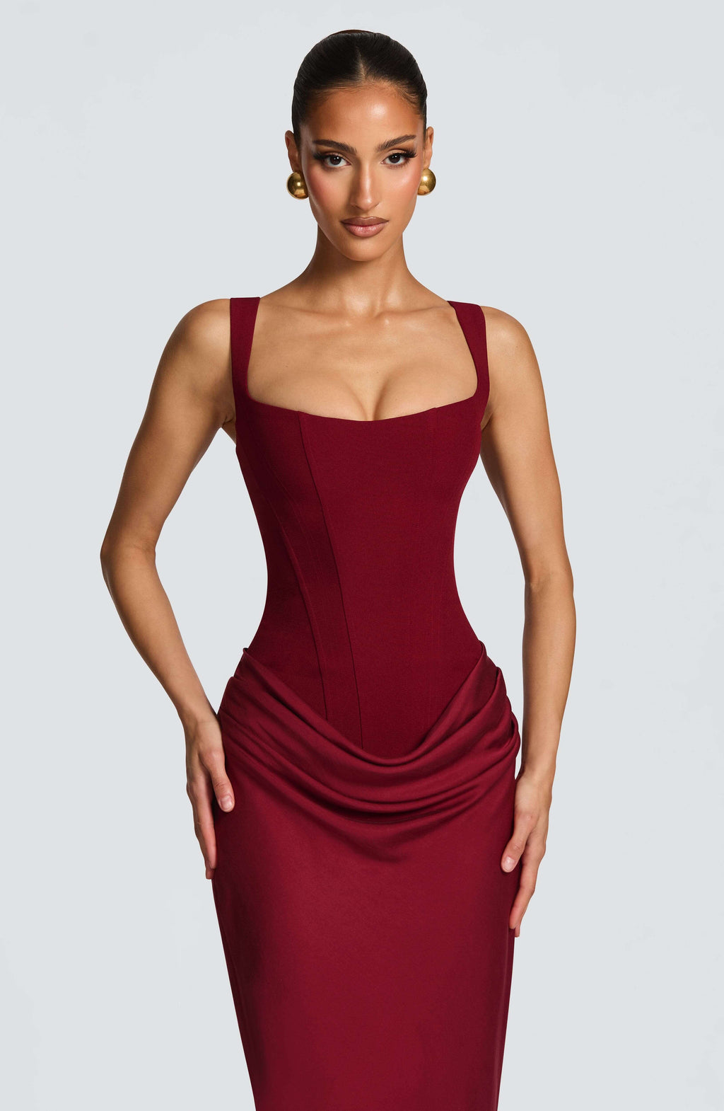 Ashley | Women's Sleeveless Bodycon Maxi Dress for Wedding Guests