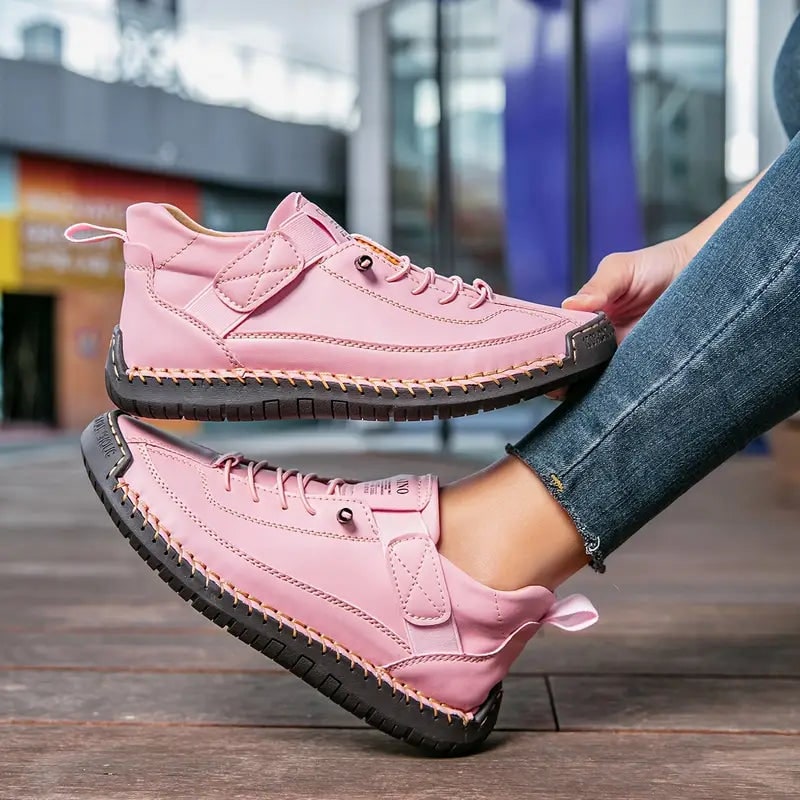Women's Casual Slip on Sneakers with Whipstitch Detail and Comfort Everyday Wear - Image 11