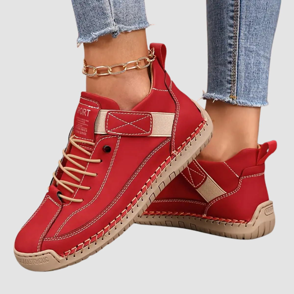 Women's Casual Slip on Sneakers with Whipstitch Detail and Comfort Everyday Wear - Image 2