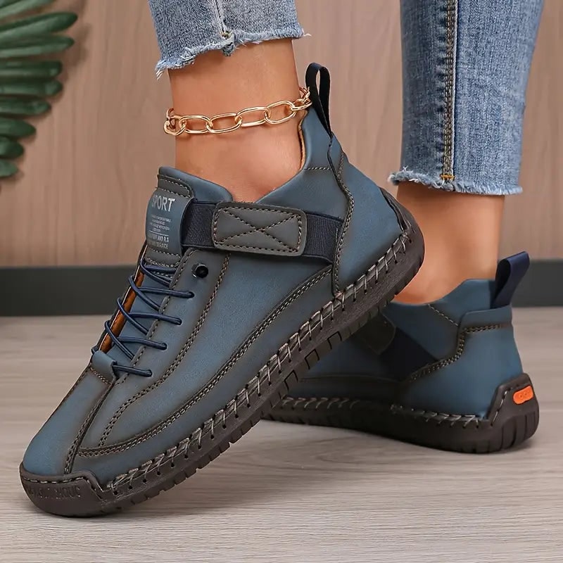 Women's Casual Slip on Sneakers with Whipstitch Detail and Comfort Everyday Wear - Image 4