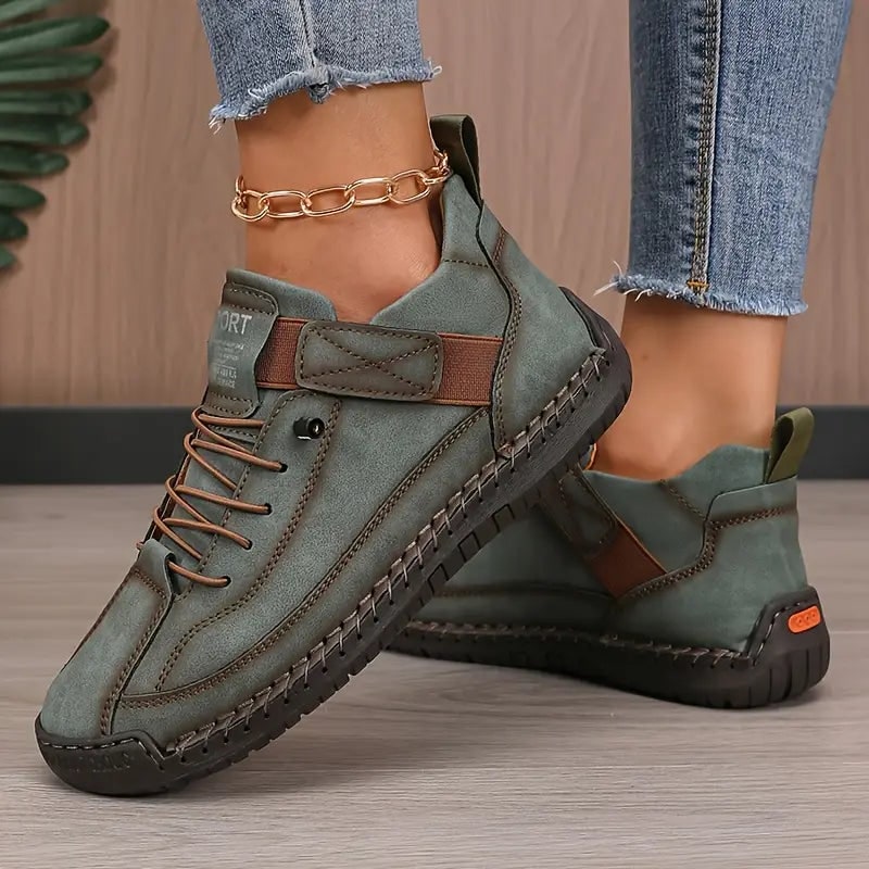 Women's Casual Slip on Sneakers with Whipstitch Detail and Comfort Everyday Wear - Image 5