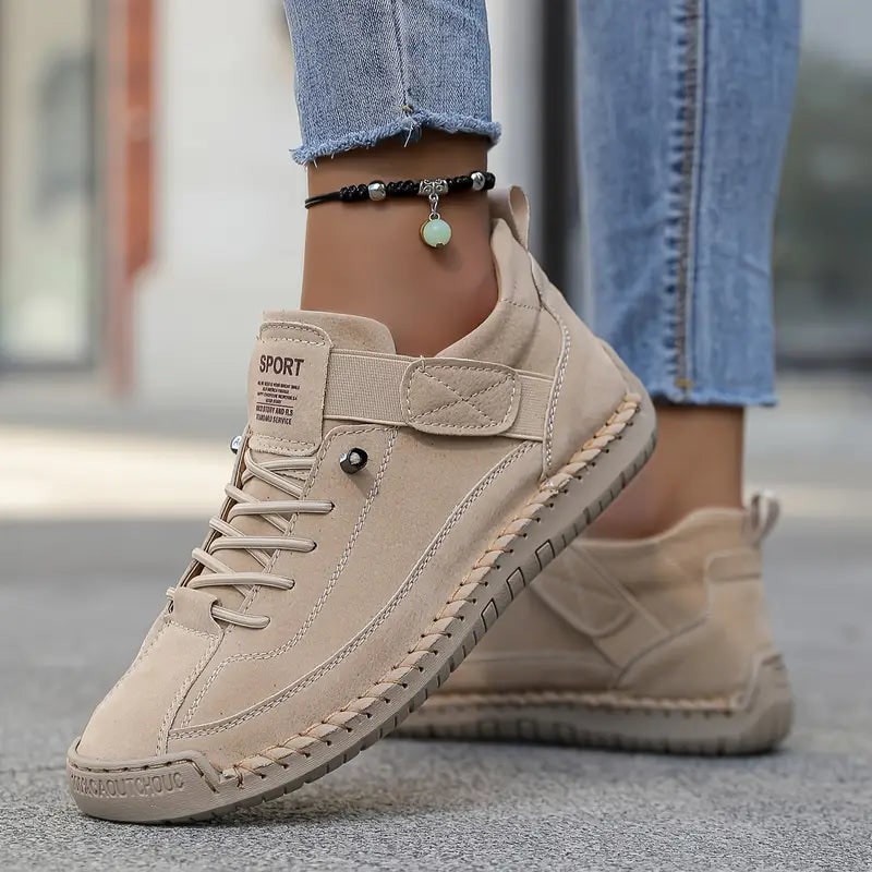 Women's Casual Slip on Sneakers with Whipstitch Detail and Comfort Everyday Wear - Image 6