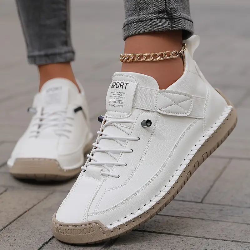 Women's Casual Slip on Sneakers with Whipstitch Detail and Comfort Everyday Wear - Image 7