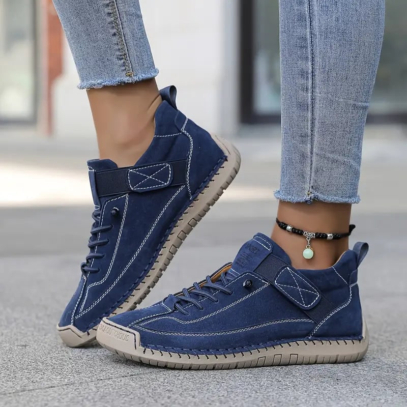 Women's Casual Slip on Sneakers with Whipstitch Detail and Comfort Everyday Wear - Image 8