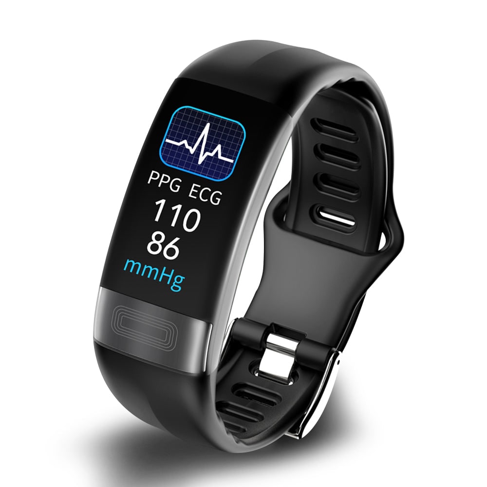 Women's Fitness Tracker Sleep Activity with Heart Rate Monitor and Silicone Wristband - Image 1